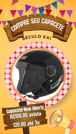 Capacete New Liberty